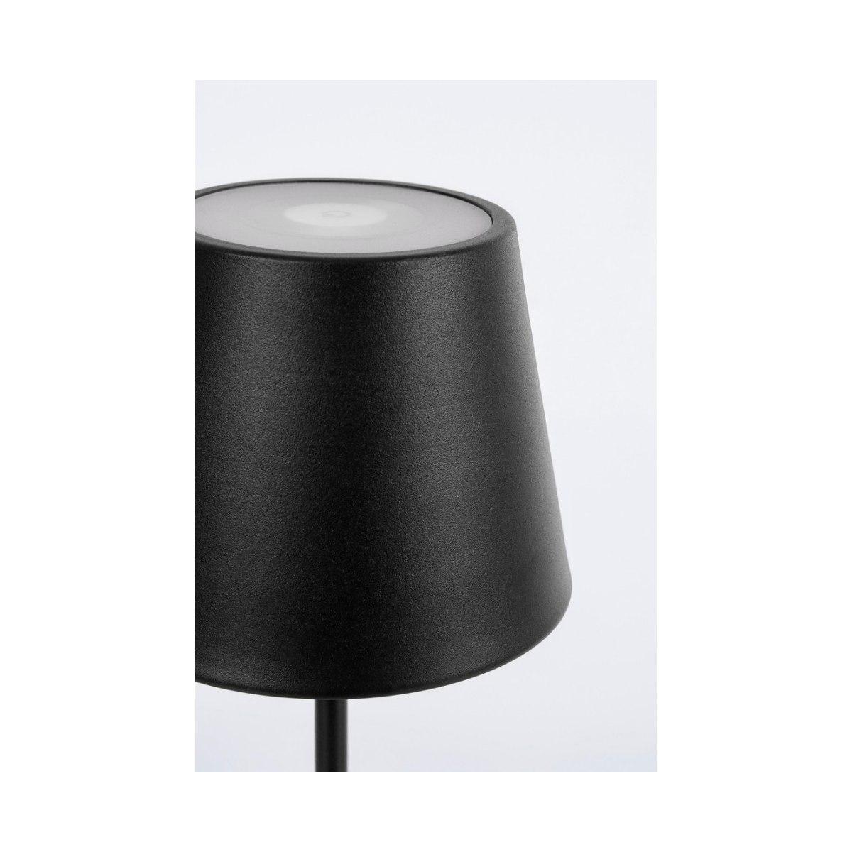 Lampada Tavolo LED Etna Nero cm.H38 | Bizzotto