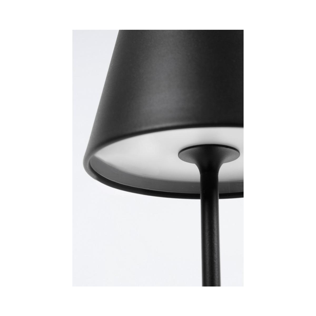 Lampada Tavolo LED Etna Nero cm.H38 | Bizzotto