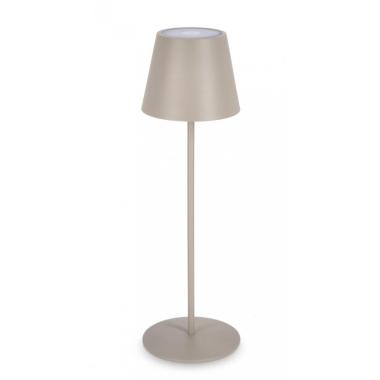 Lampada Tavolo LED Etna Tortora cm.H38 | Bizzotto