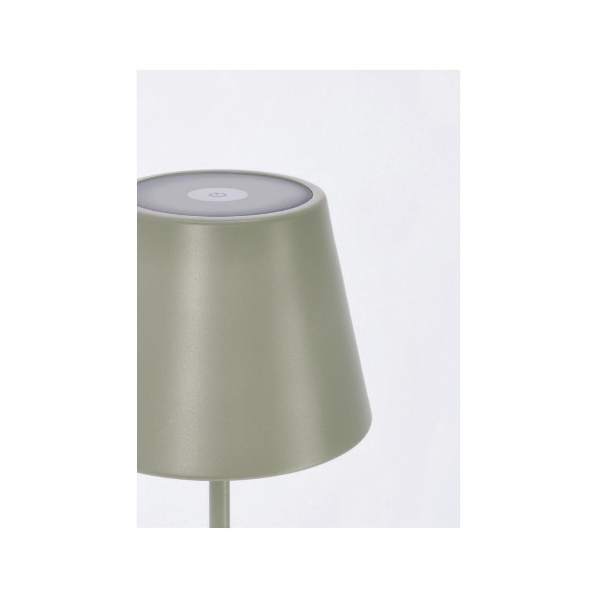 Lampada Tavolo LED Etna Verde Salvia cm.H38 | Bizzotto