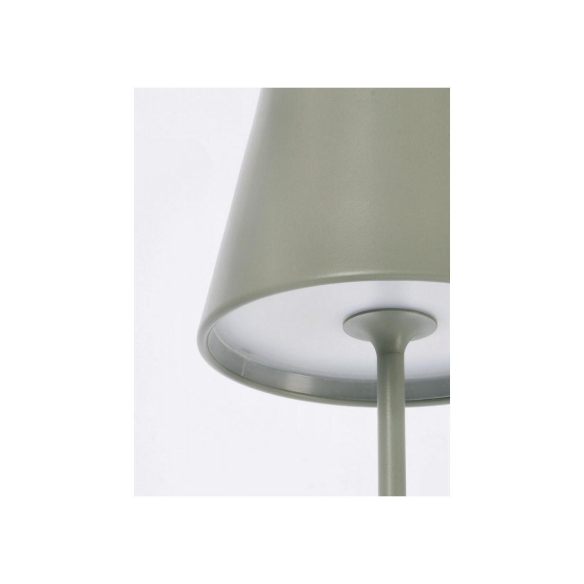 Lampada Tavolo LED Etna Verde Salvia cm.H38 | Bizzotto