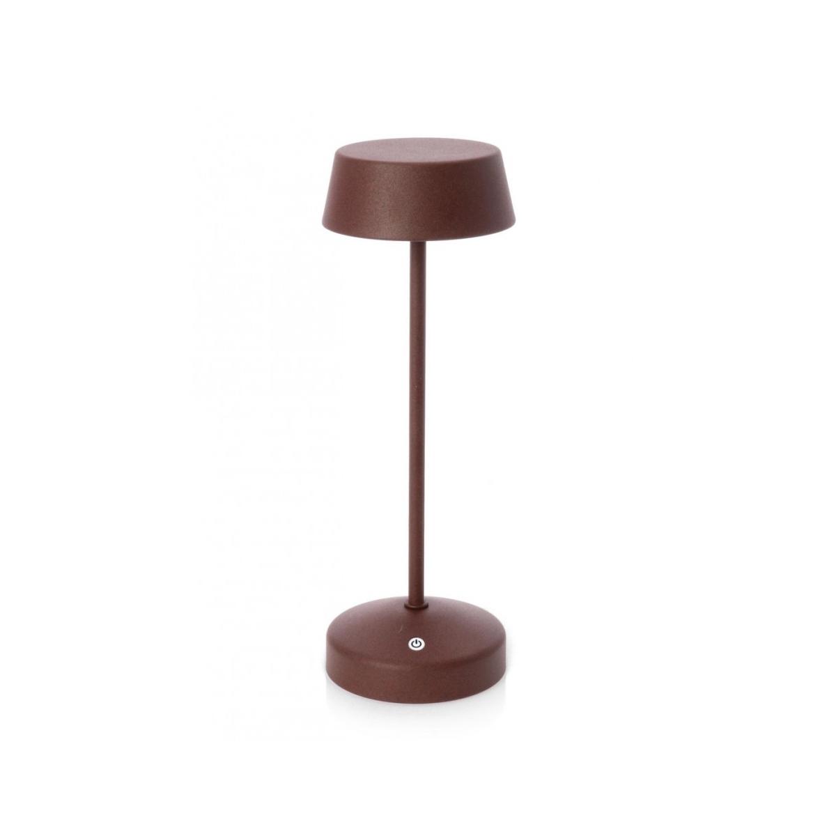 Lampada Tavolo LED Esprit Marrone cm.H33 | Bizzotto