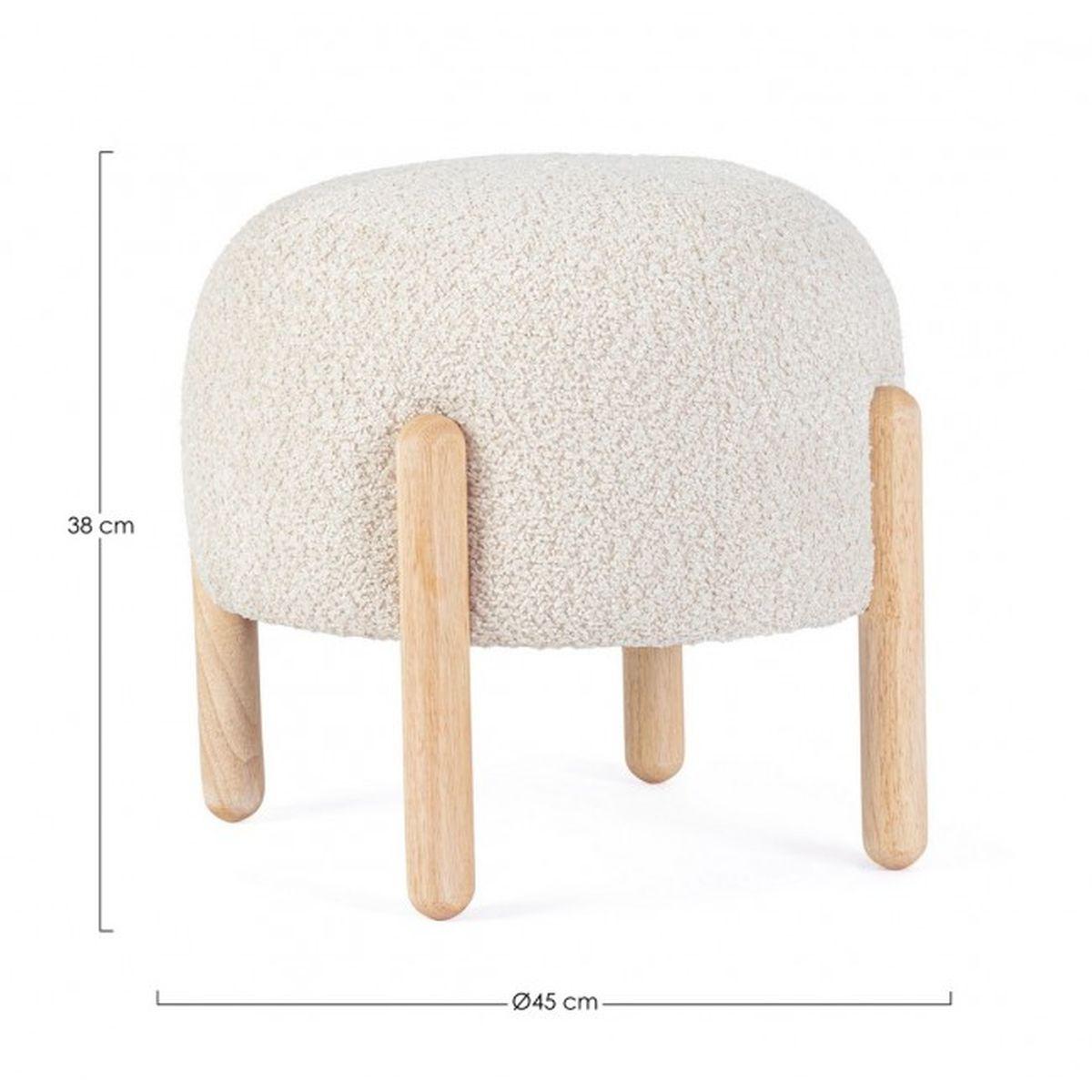 Sgabello Dayla Naturale | Bizzotto