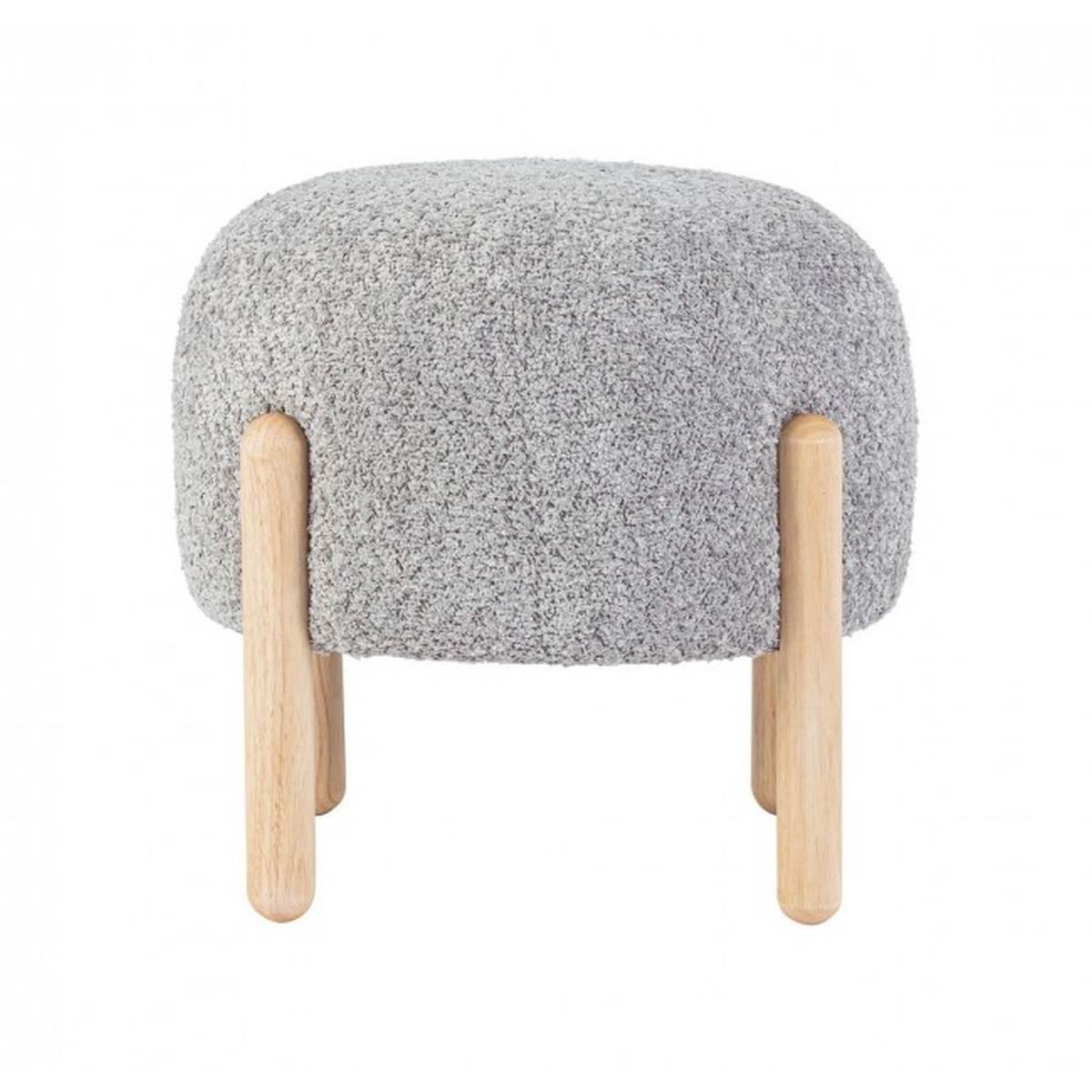 Sgabello Dayla Grigio Chiaro | Bizzotto