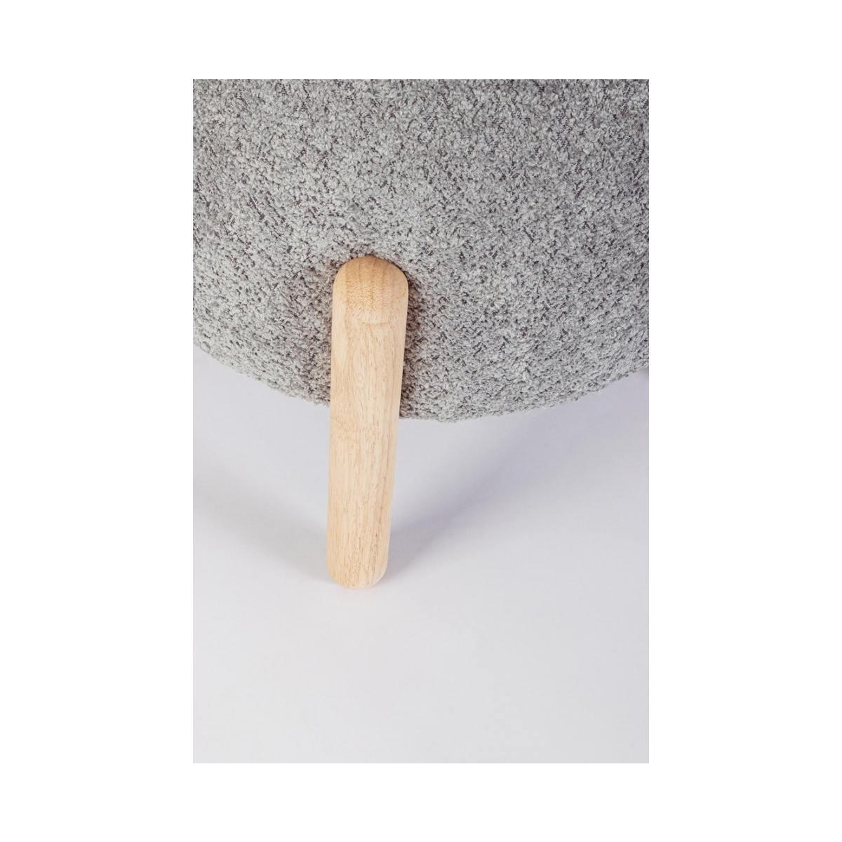 Sgabello Dayla Grigio Chiaro | Bizzotto