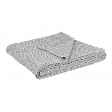 Coperta Kleophe Grigio Chiaro cm.130x170 | Bizzotto