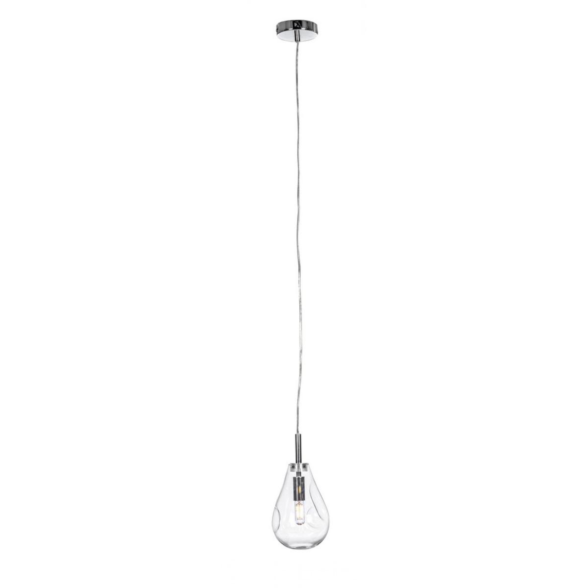 Lampadario 1 Luce Reflect Trasp-Arg | Bizzotto