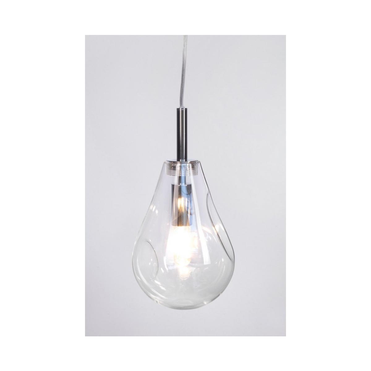 Lampadario 1 Luce Reflect Trasp-Arg | Bizzotto