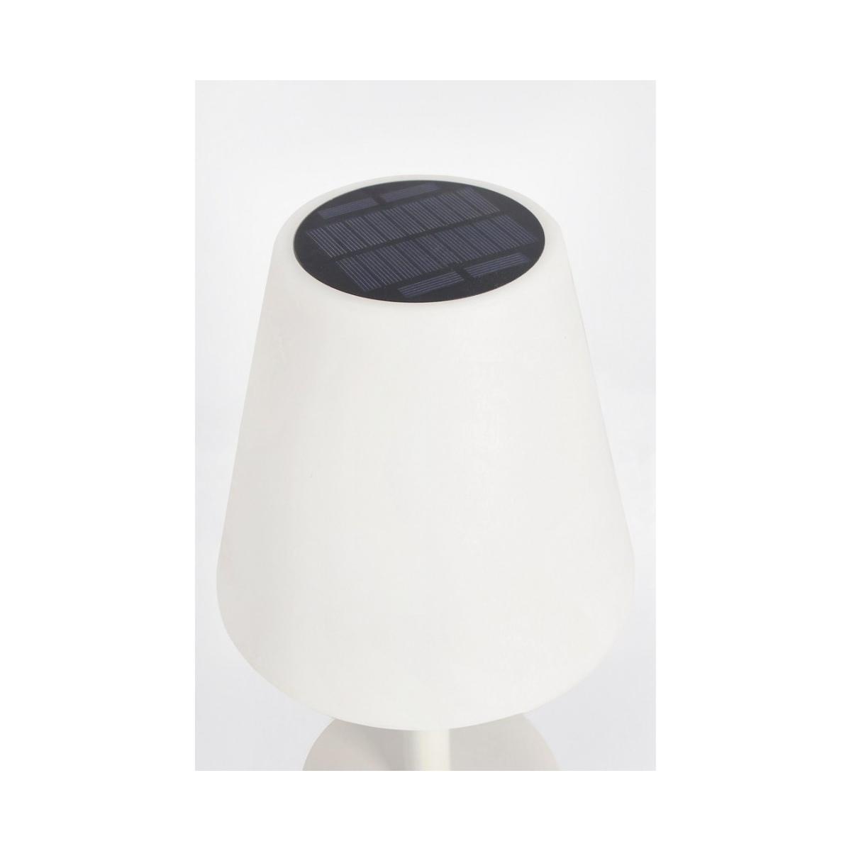 Lampada Tavolo Solar LED Pe Bianco cm.H36 | Bizzotto