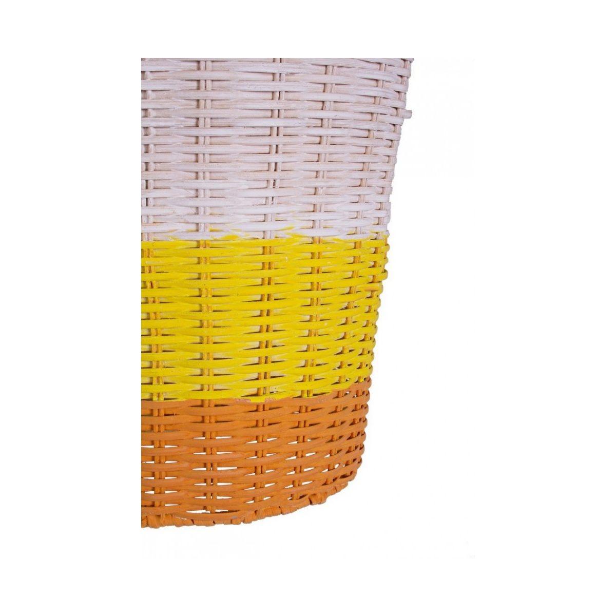 Lampadario Sun Rattan Giallo-Arancio | Bizzotto