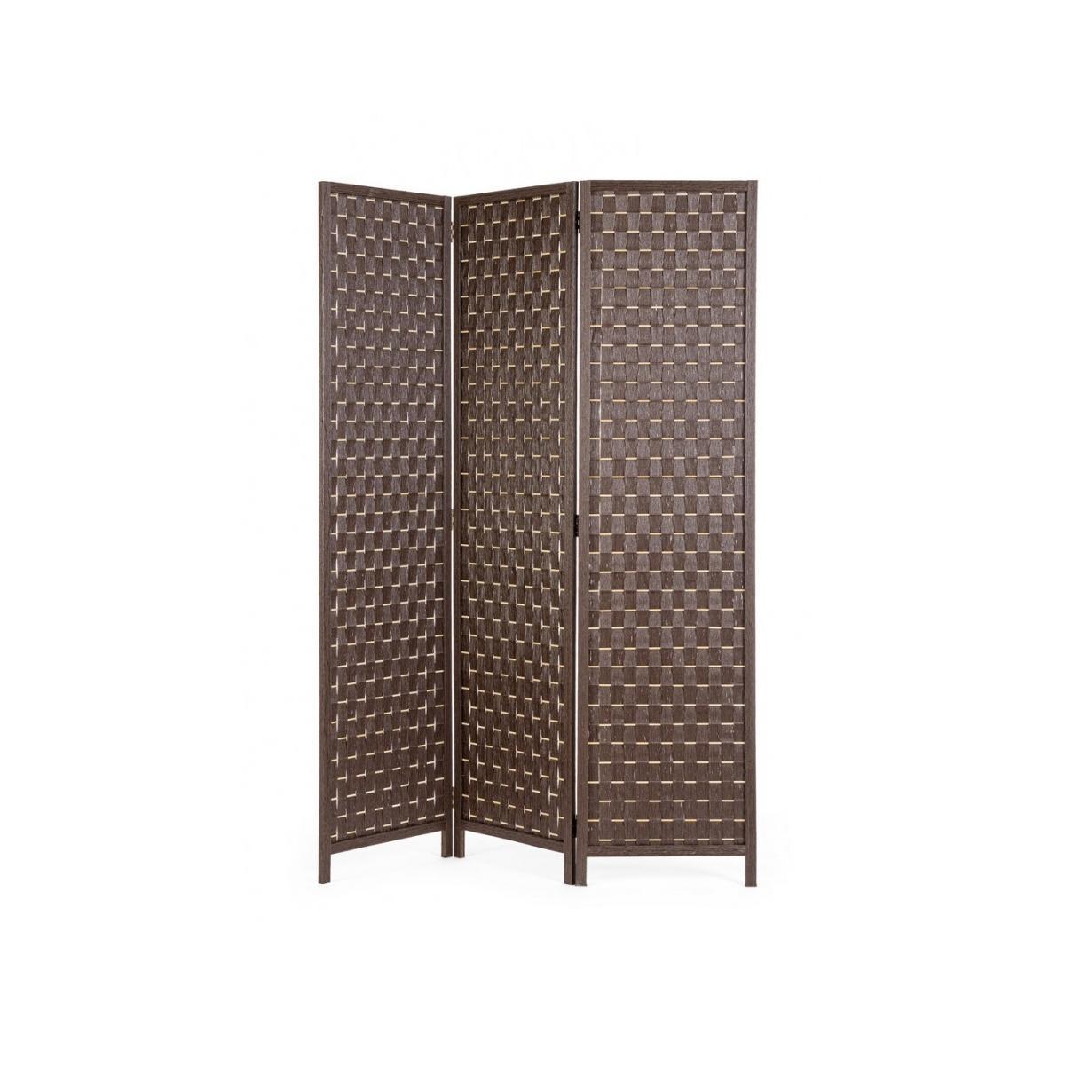 Paravento 3 Ante Jorah Marrone cm.135x180H | Bizzotto
