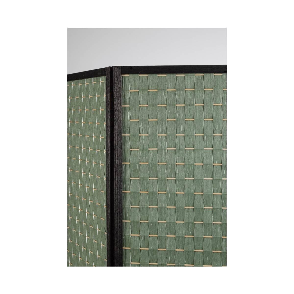 Paravento 3 Ante Dheva Verde cm.135x180H | Bizzotto