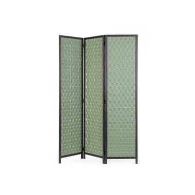 Paravento 3 Ante Dheva Verde cm.135x180H | Bizzotto