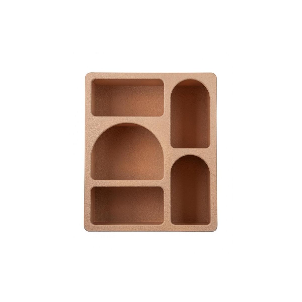 Mensola Creamy Rettangolare Argilla 40x48H | Bizzotto