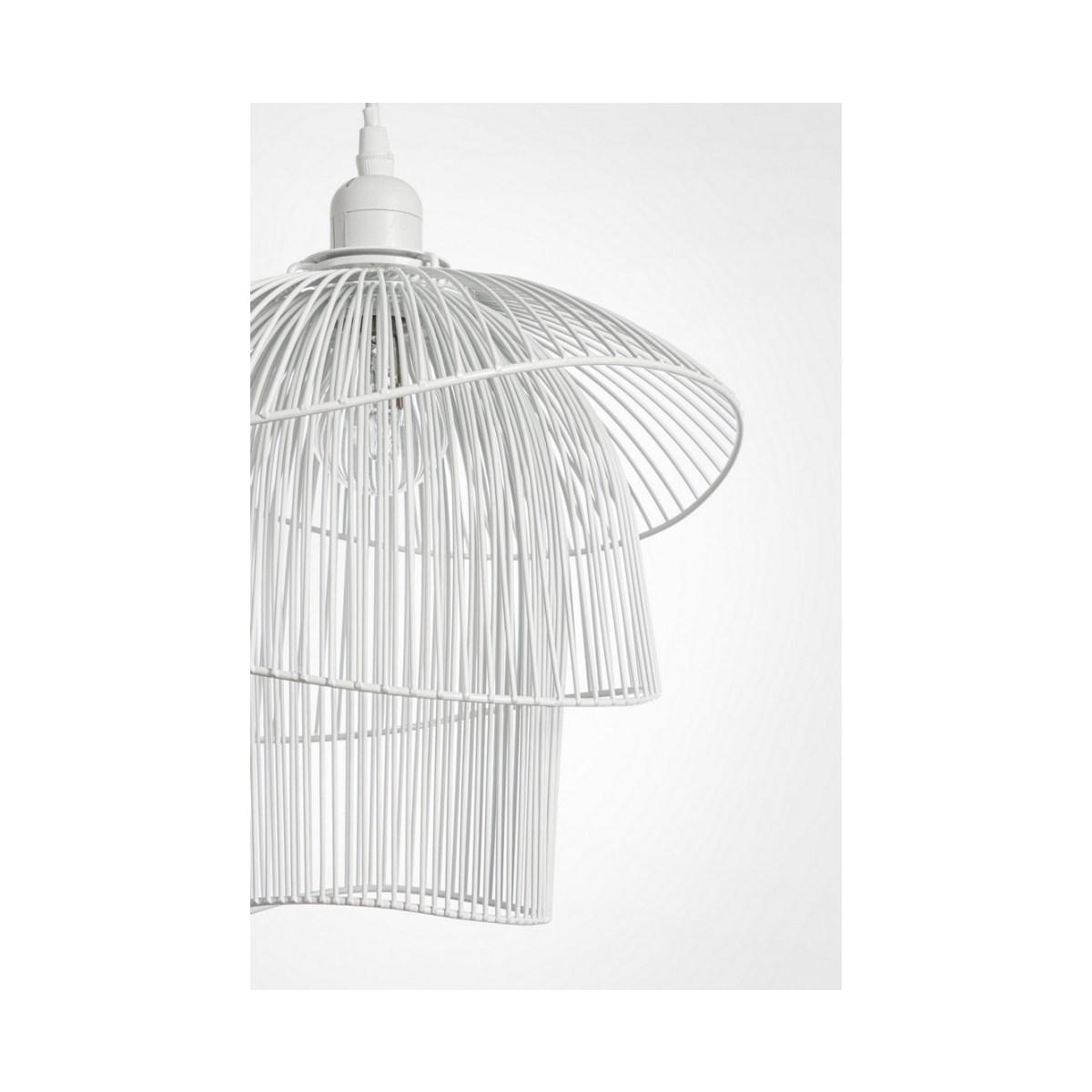 Lampadario Ciad Bianco cm.H26 | Bizzotto