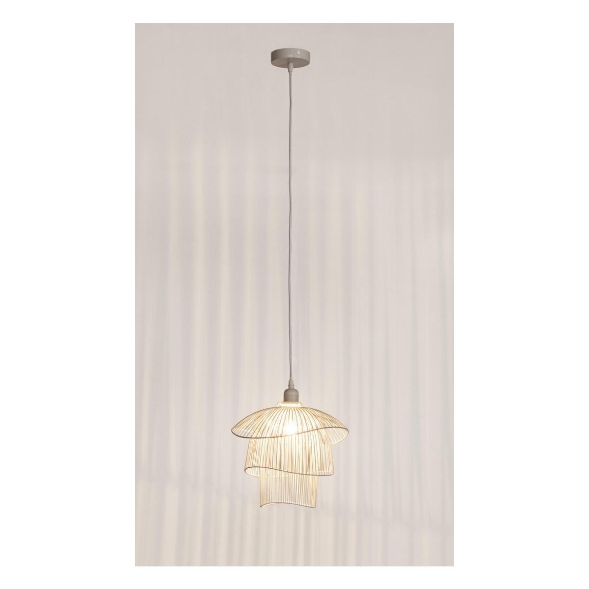 Lampadario Ciad Bianco cm.H26 | Bizzotto