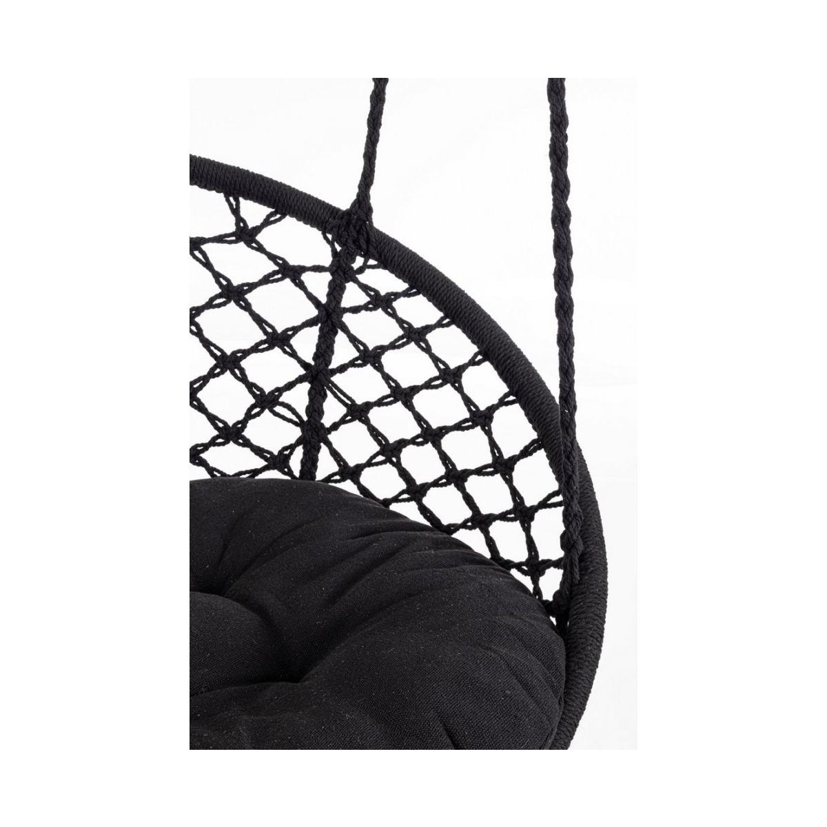 Amaca Pensile Javier To Nero cm.Ã?80x130H | Bizzotto