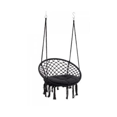 Amaca Pensile Javier To Nero cm.Ã?80x130H | Bizzotto