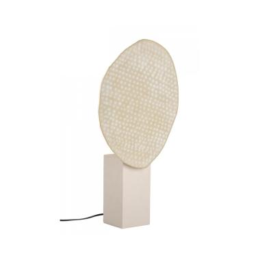 Lampada Tavolo Neev Beige cm.H57 | Bizzotto