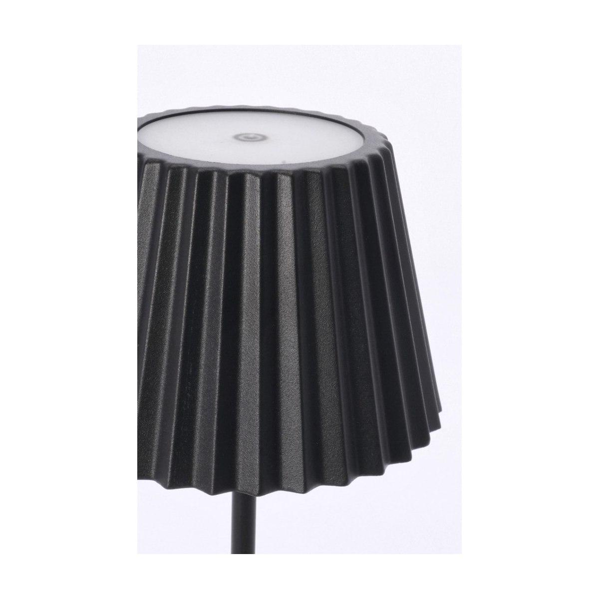 Lampada Tavolo LED Artika Nero cm.H36 | Bizzotto