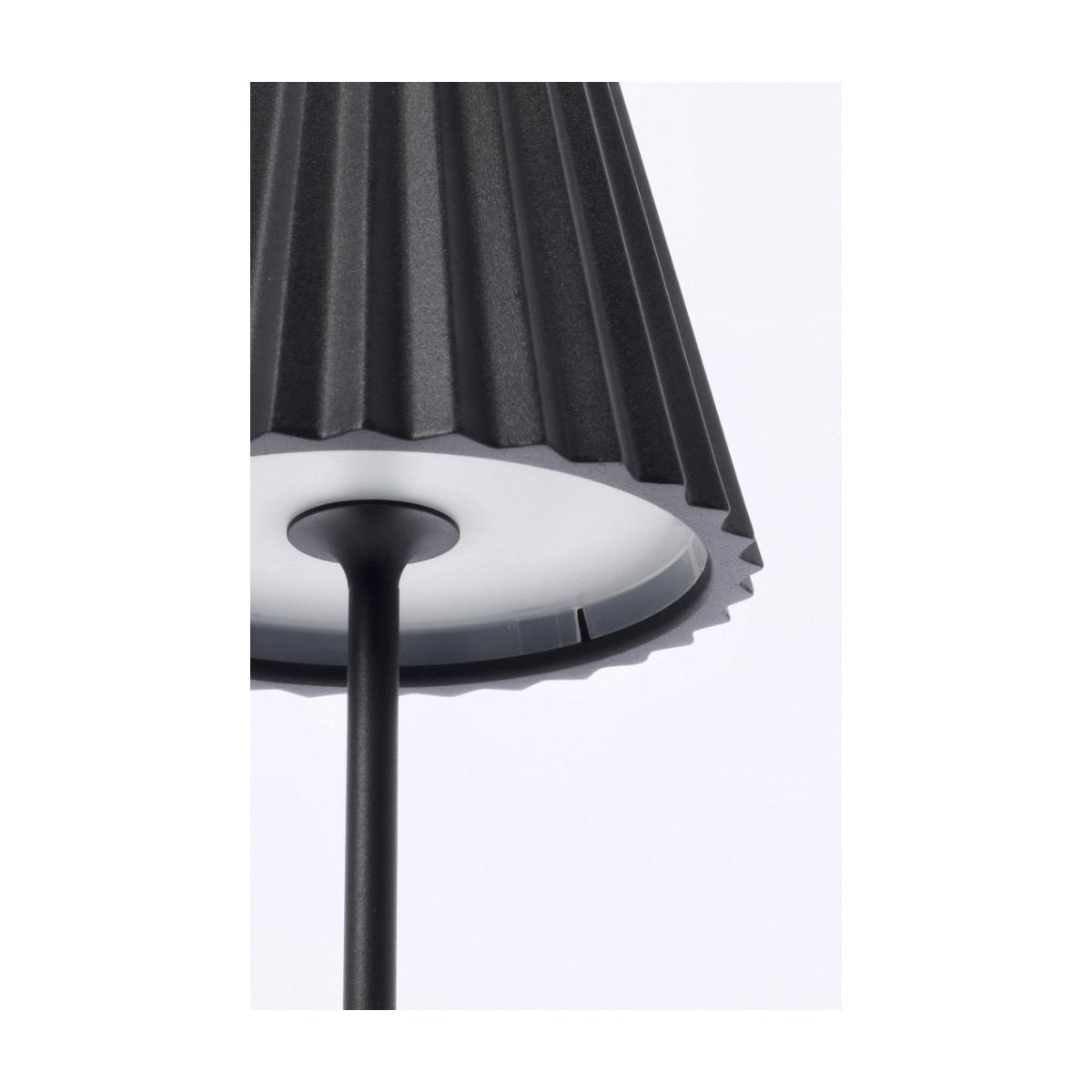 Lampada Tavolo LED Artika Nero cm.H36 | Bizzotto
