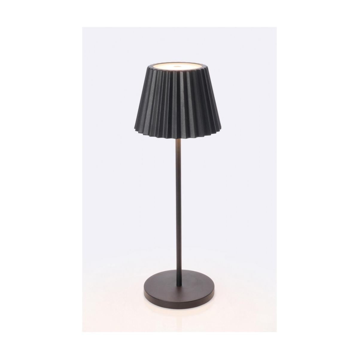 Lampada Tavolo LED Artika Nero cm.H36 | Bizzotto