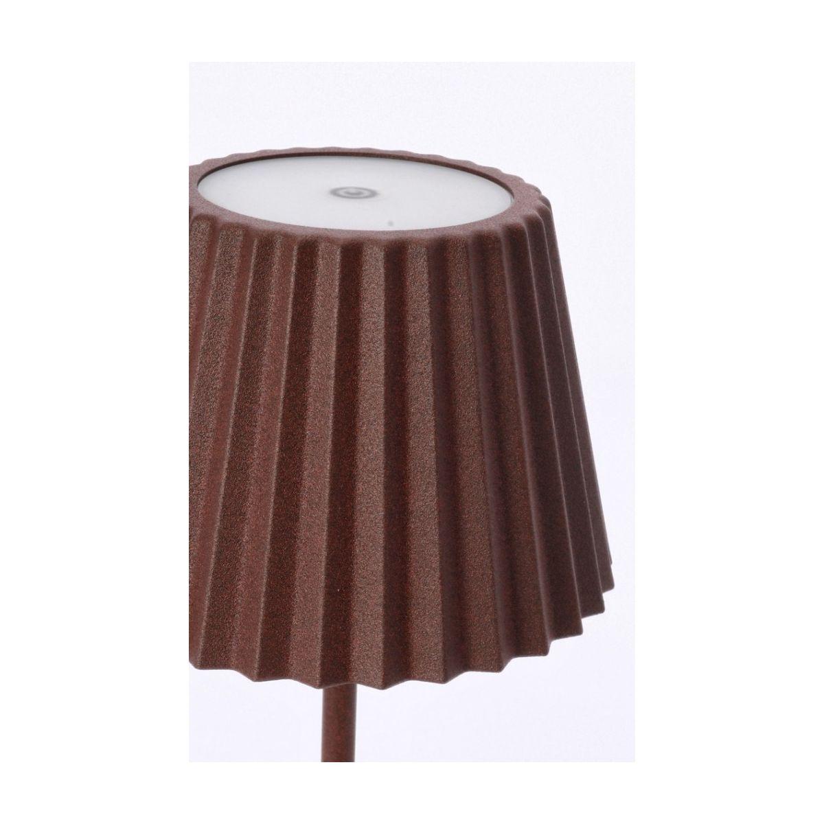 Lampada Tavolo LED Artika Marrone cm.H36 | Bizzotto