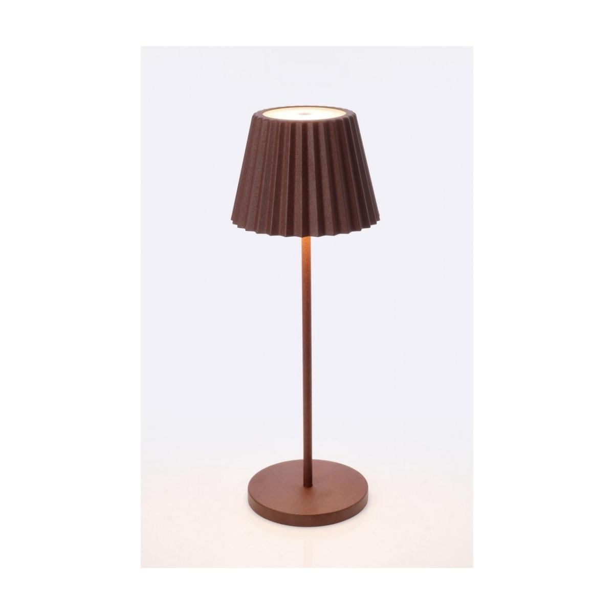 Lampada Tavolo LED Artika Marrone cm.H36 | Bizzotto