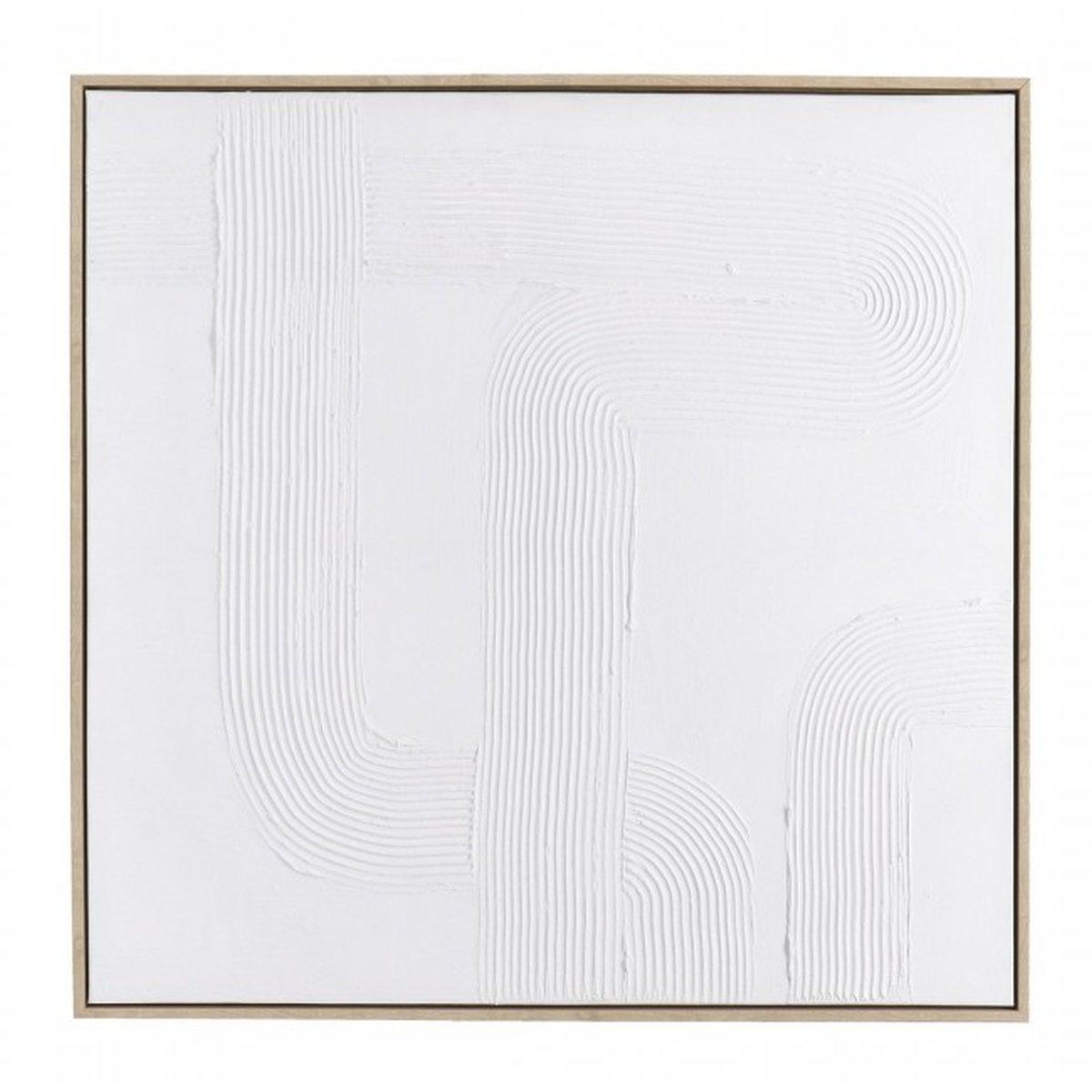 Quadro Dipinto con Cornice Texture M70 cm.82,6x82,6 | Bizzotto