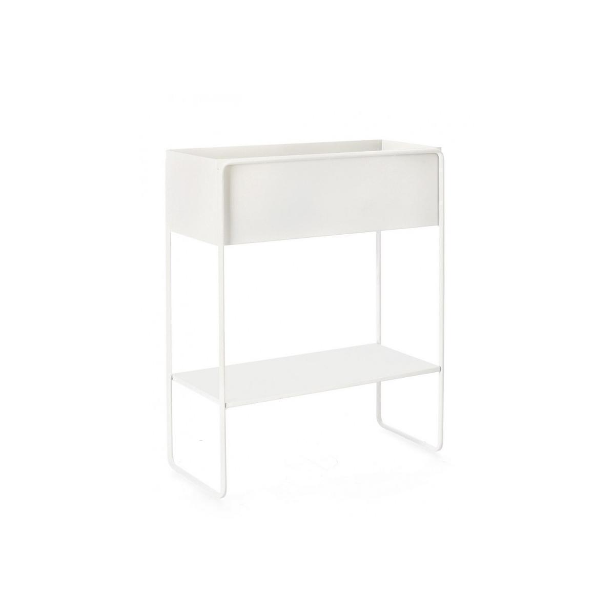 Portafiori Madelyn Rettangolare Bianco cm.750x63,5H | Bizzotto