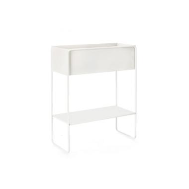 Portafiori Madelyn Rettangolare Bianco cm.750x63,5H | Bizzotto