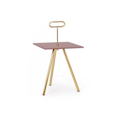 Tavolino Inesh Orchid Quadro cm.35x35 | Bizzotto