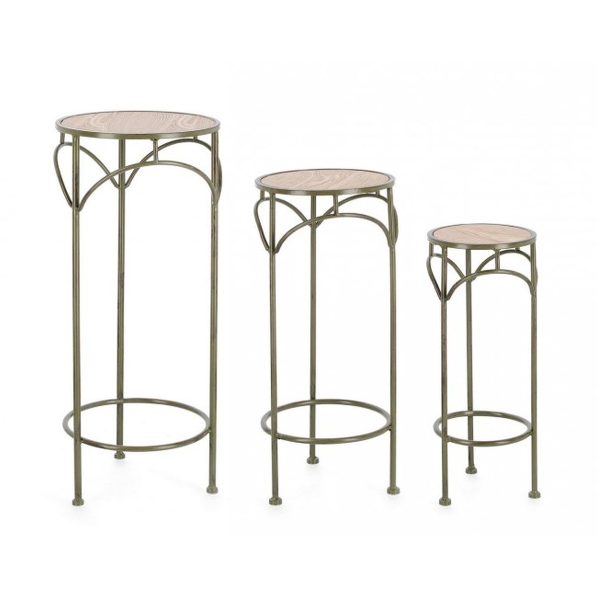 Colonnina Set pz.3 Guenda To Verde Scuro | Bizzotto