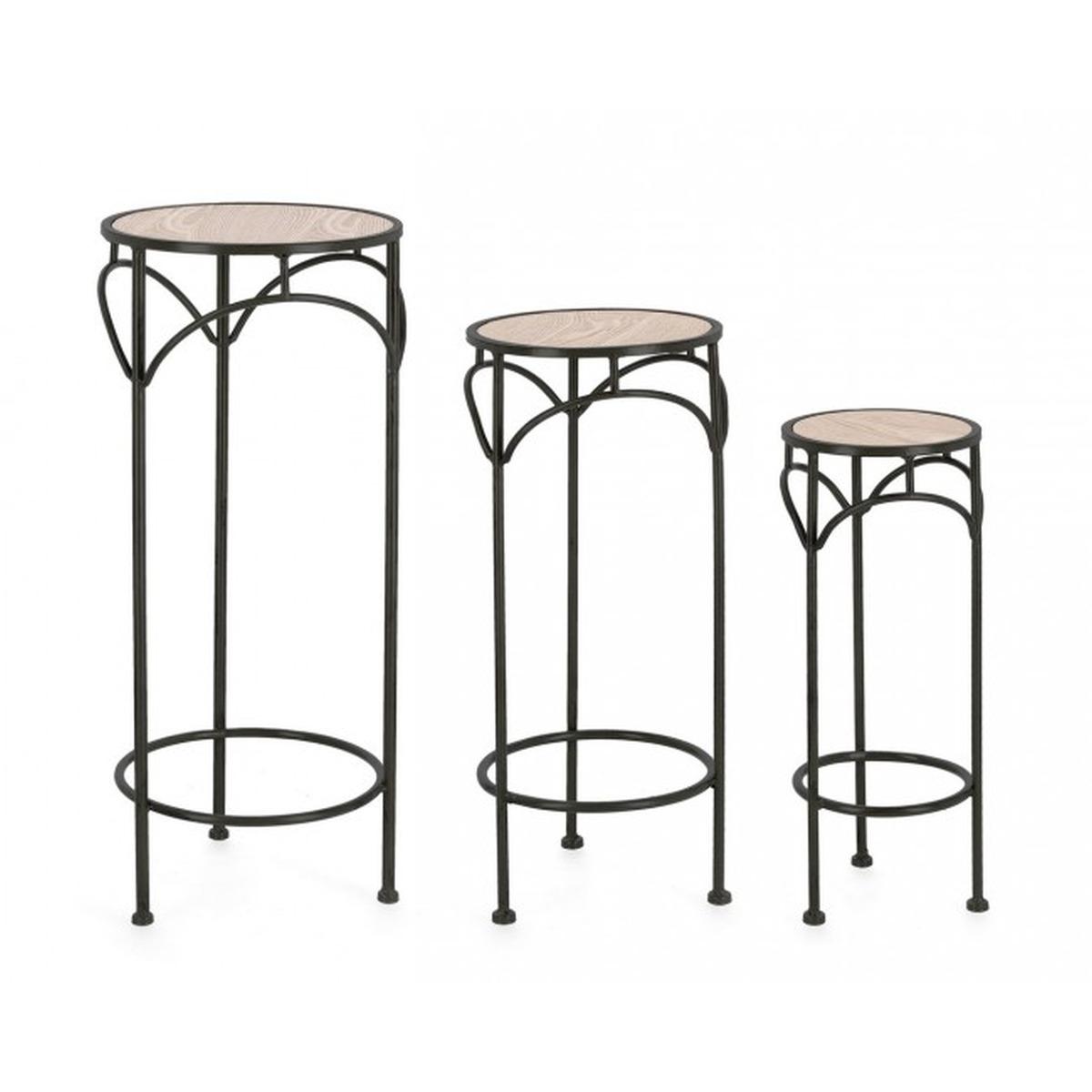 Colonnina Set pz.3 Guenda To Nero | Bizzotto