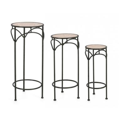 Colonnina Set pz.3 Guenda To Nero | Bizzotto