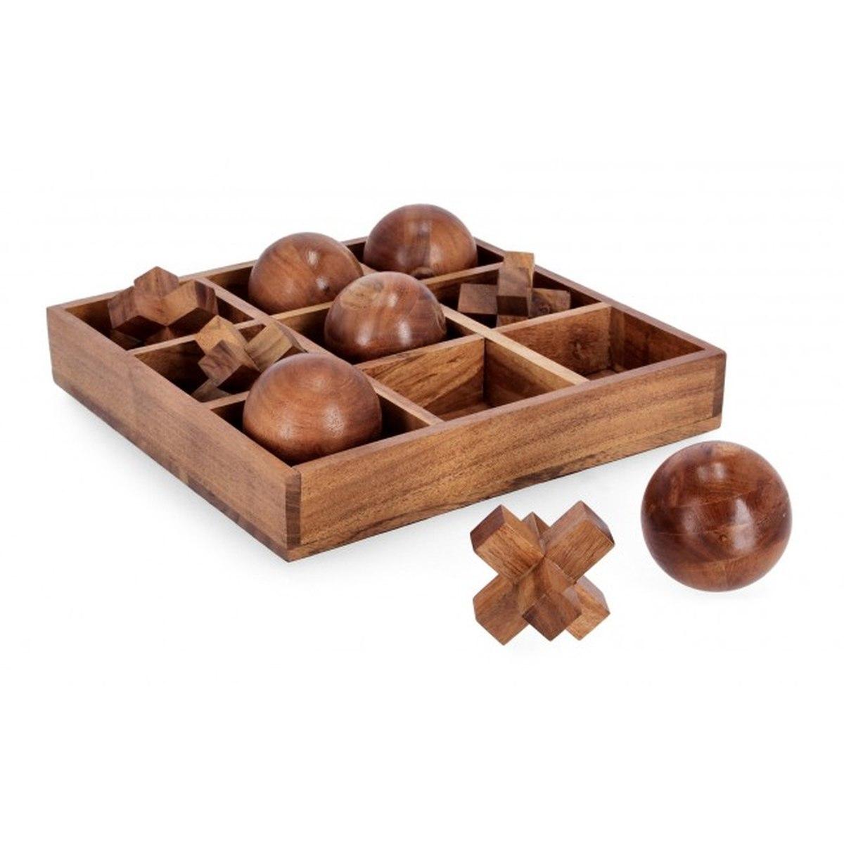 Decorazione Tris Fortune Legno 28,5x28,5 | Bizzotto