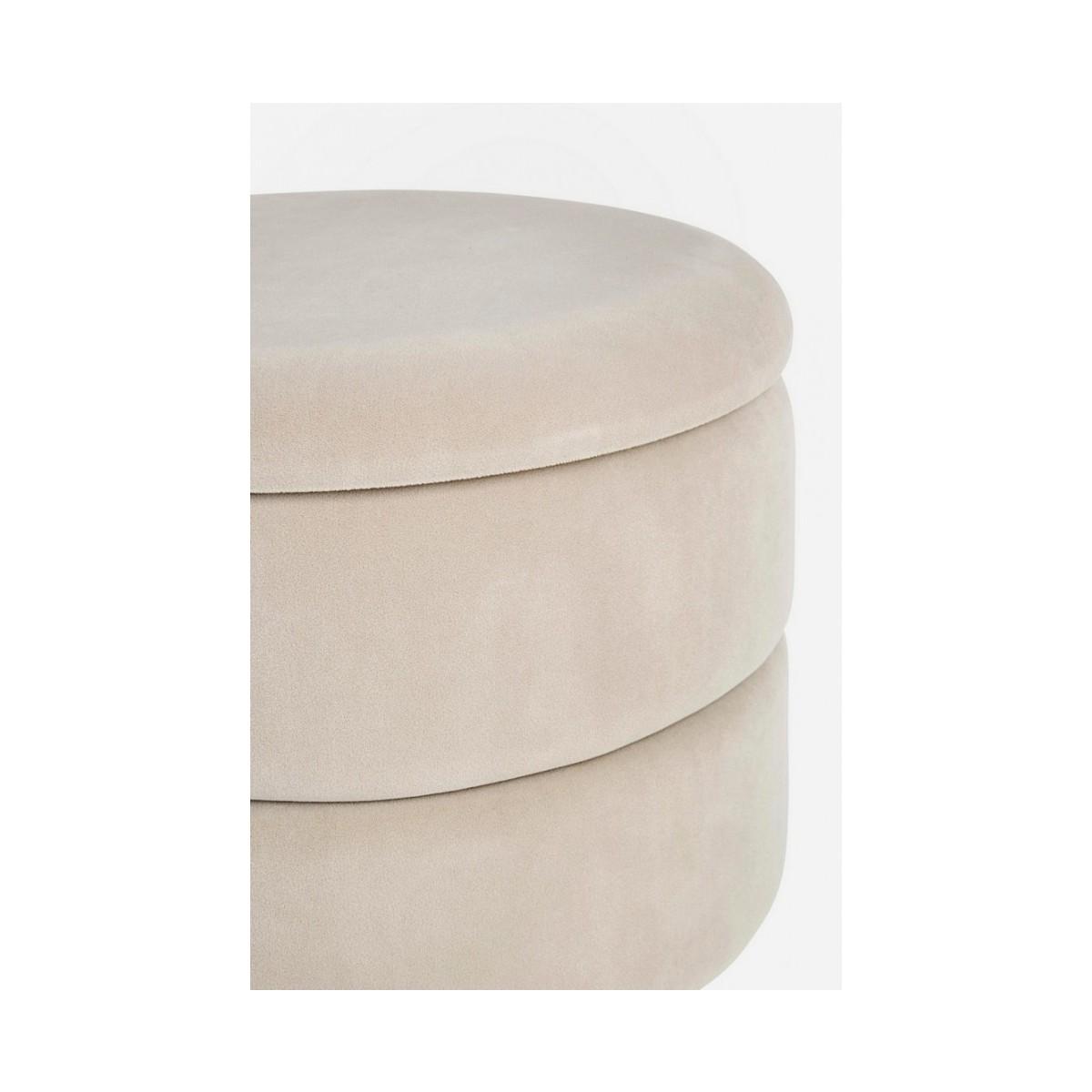 Sgabello Cont. Pavlina Beige | Bizzotto