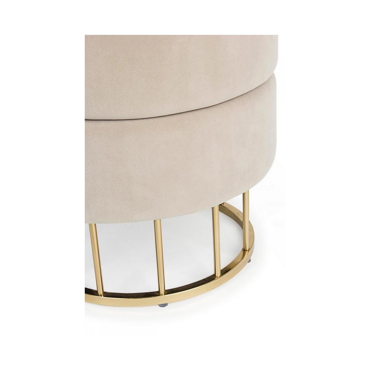 Sgabello Cont. Pavlina Beige | Bizzotto