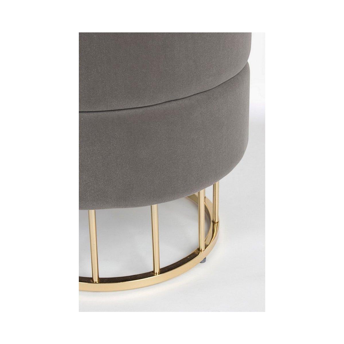 Sgabello Cont. Pavlina Grigio Scuro | Bizzotto