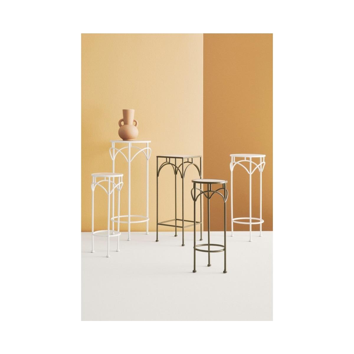 Colonnina Set pz.3 Guenda Quadro Verde Scuro | Bizzotto