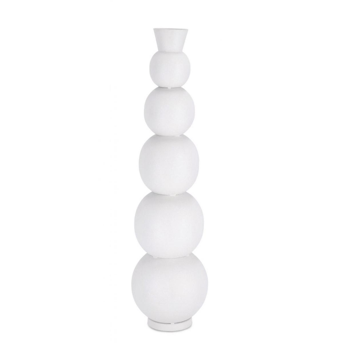 Bottiglia Decorativa Ridhi Bianco cm.H76 | Bizzotto
