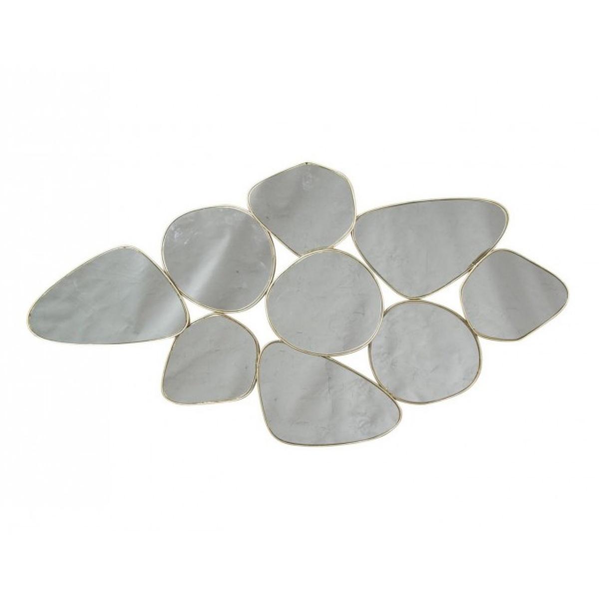 Specchio con Cornice Connery Ovale Oro cm.102x54H | Bizzotto