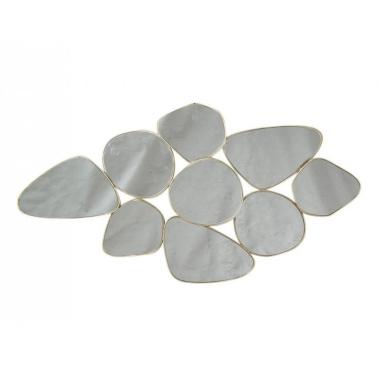 Specchio con Cornice Connery Ovale Oro cm.102x54H | Bizzotto