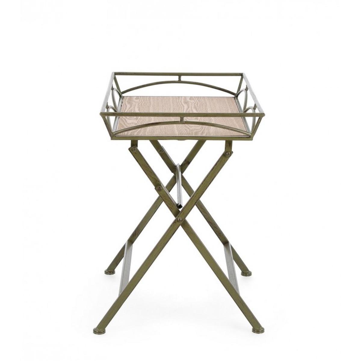 Tavolino Guenda Rettangolare Verde Scuro cm.H60 | Bizzotto