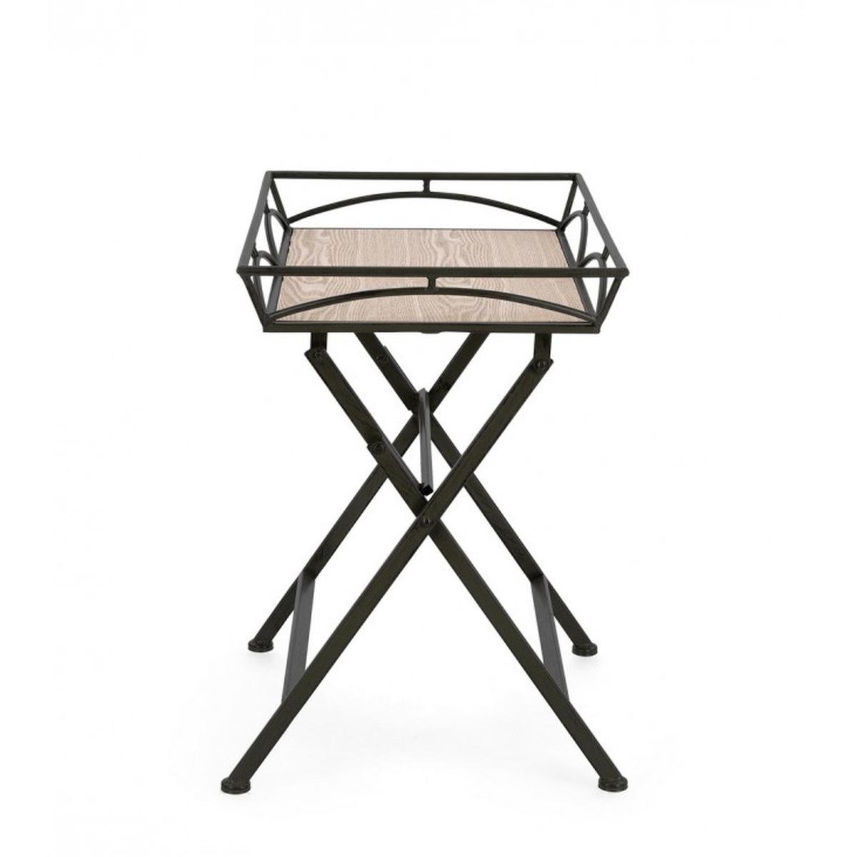 Tavolino Guenda Rettangolare Nero cm.H60 | Bizzotto