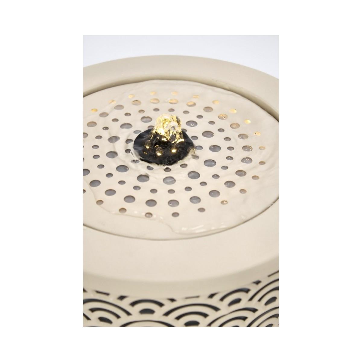 Fontana Akira To Beige cm.Ã?25x23H con LED | Bizzotto