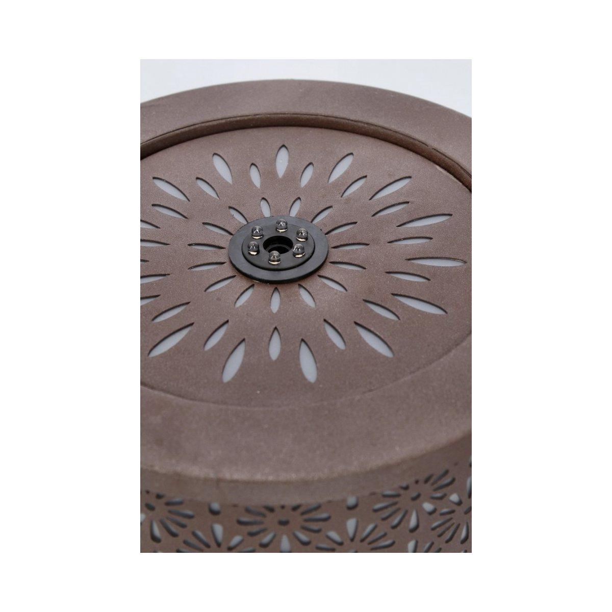 Fontana Miki To Marrone cm.Ã?25x23H con LED | Bizzotto