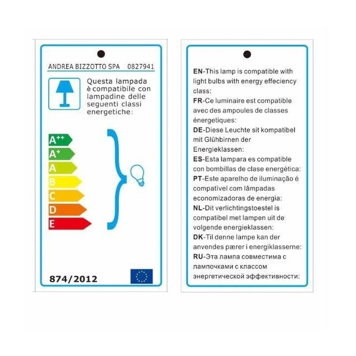 Lampadario Altek Cil Bianco cm.Ã?28.5 | Bizzotto