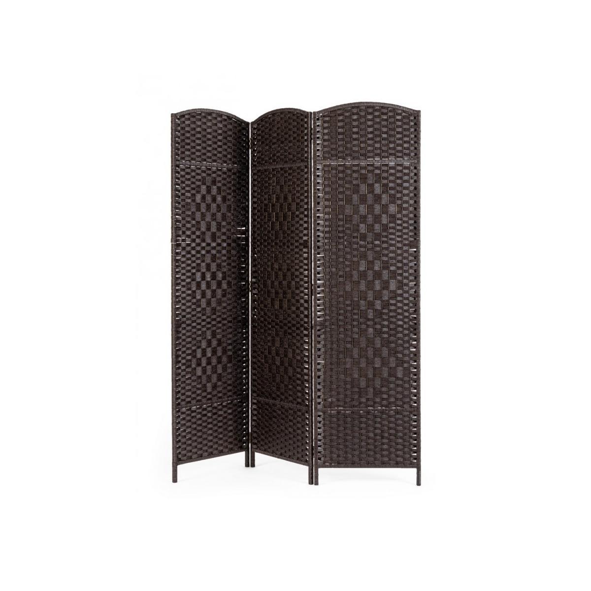 Paravento 3 Ante Shana Nero cm.150x180H | Bizzotto