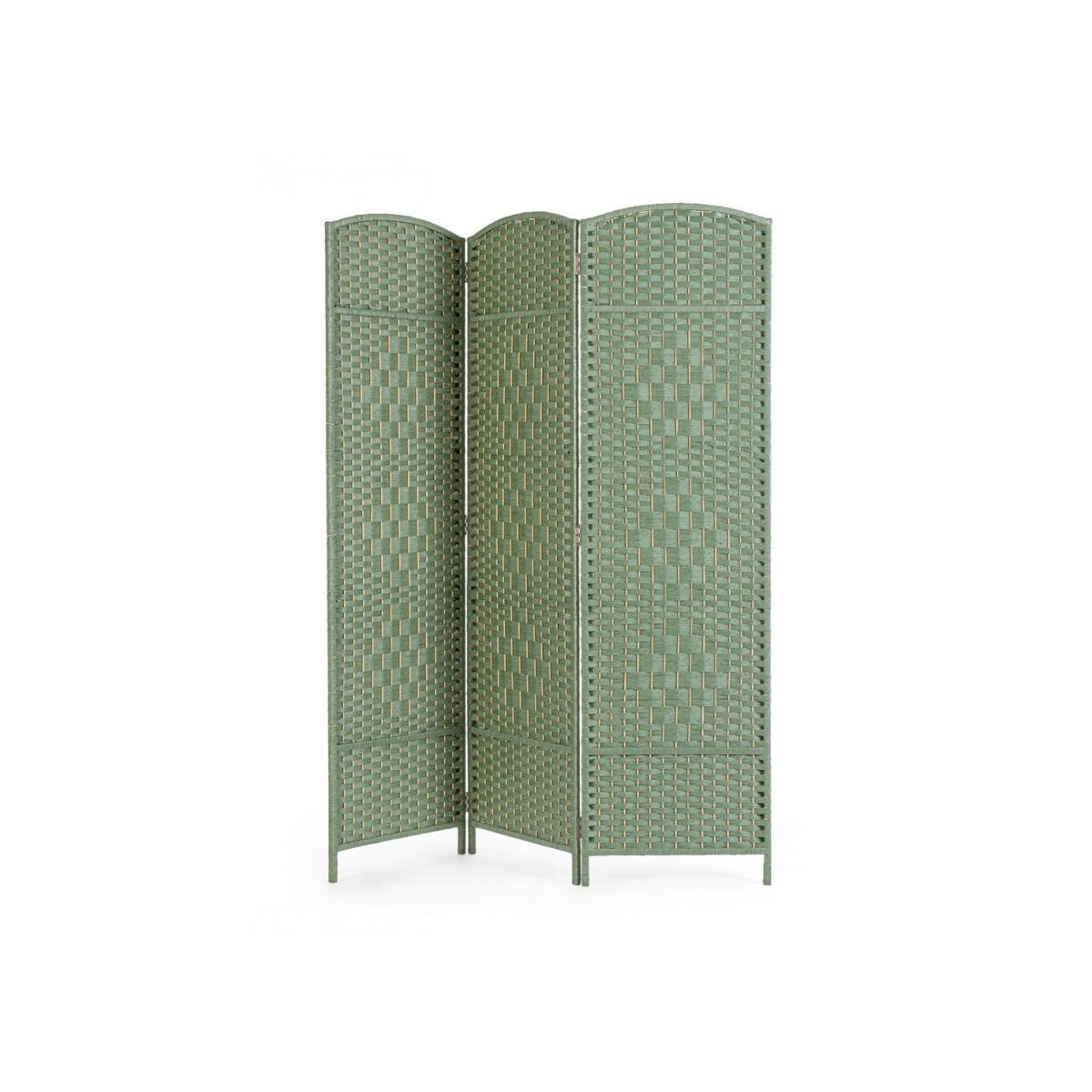 Paravento 3 Ante Shana Verde cm.150x180H | Bizzotto